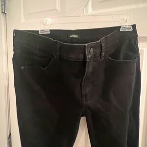 Express Mid Rise skinny Women’s Jeans 10R Black